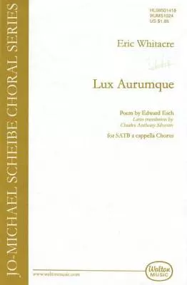 Walton - Lux Aurumque (Light of Gold)