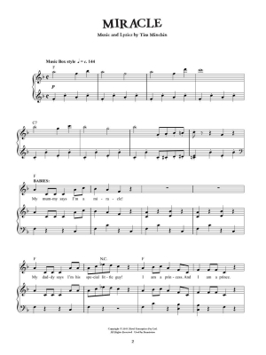 Roald Dahl\'s Matilda: The Musical - Minchin - Piano/Vocal/Guitar - Book