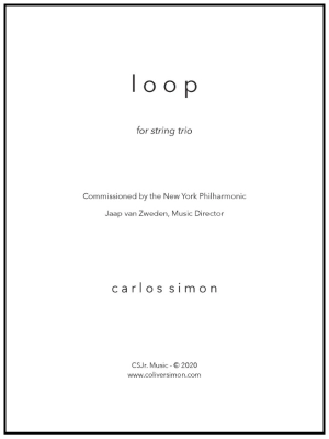Bill Holab Music - Loop - Simon - String Trio - Score/Parts