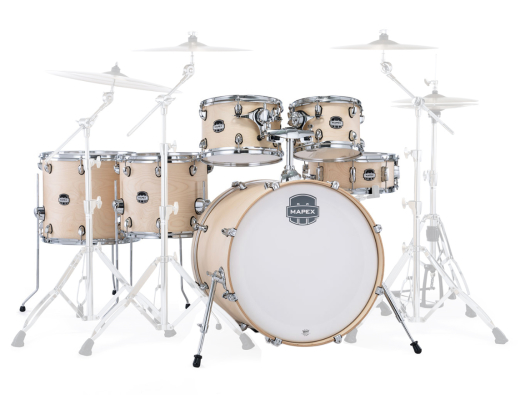 Mars Studioease 6-Piece Shell Pack (22,10,12,14,16,SD) - Natural Satin