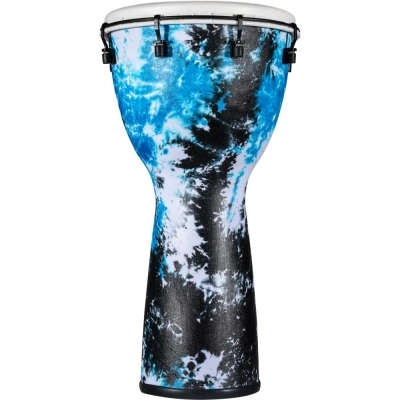 12\'\' Alpine Djembe - Galactic Blue Tie Dye