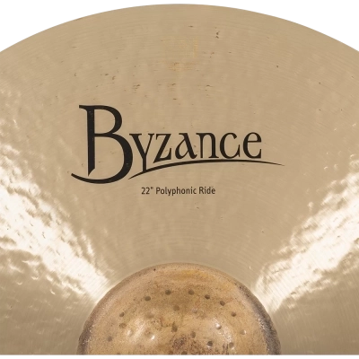 Byzance Traditional Polyphonic Ride Cymbal - 22\'\'