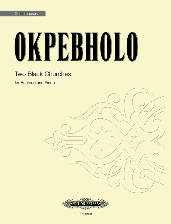 Two Black Churches - Randall /Amaker /Okpebholo - Baritone Voice/Piano