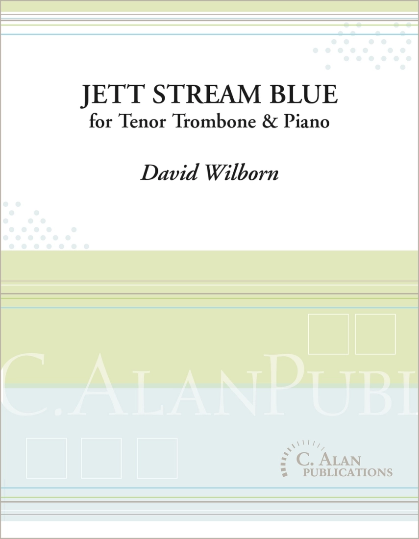 Jett Stream Blue - Wilborn - Trombone/Piano - Book