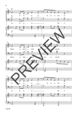Jubilate Deo - Larson - SATB