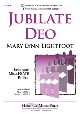 Jubilate Deo - Lightfoot - 3pt Mixed/SATB