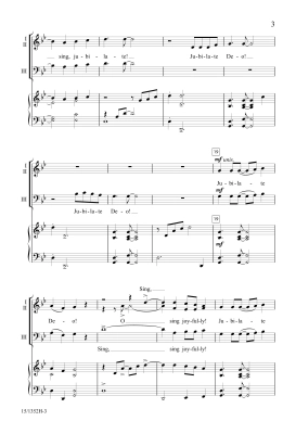Jubilate Deo - Lightfoot - 3pt Mixed/SATB