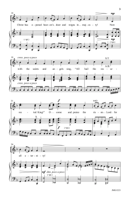 Come and Praise the Risen Lord - Stewart/Martin - SATB