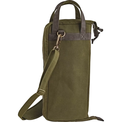 Waxed Canvas Stick Bag - Forest Green