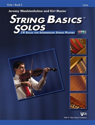 Kjos Music - String Basics Solos Book 2 - Woolstenhulme/Mosier - Viola - Book/Audio Online