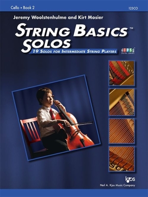 Kjos Music - String Basics Solos Book 2 - Woolstenhulme/Mosier - Cello - Book/Audio Online