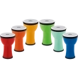 Nino Percussion - 6-Piece Classroom Djembe Group Rhythm Set
