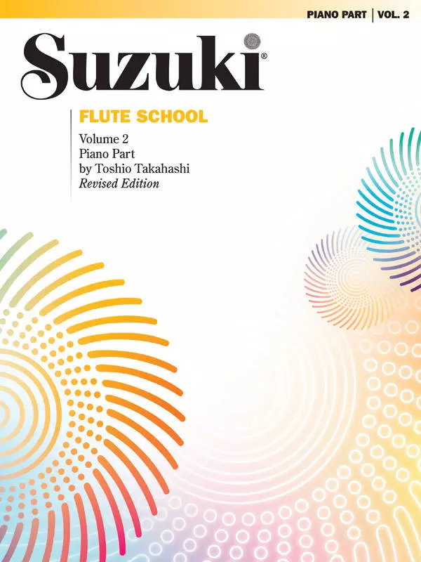 Suzuki Flute School, Volume 2 (Revised Edition) - Takahashi - Piano Accompaniment - Book