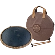 Meinl - 16 Octave Steel Tongue Drum, D Amara - Navy Blue