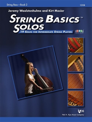 Kjos Music - String Basics Solos Book 2 - Woolstenhulme/Mosier - String Bass - Book/Audio Online