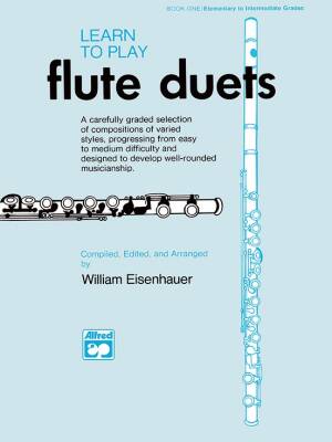 Alfred Publishing - Learn to Play Flute Duets - Eisenhauer - Book