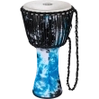 Meinl - PADJ8-L-F Travel Series 12 Djembe w/Synthetic Head - Galactic Blue Tie Dye