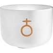 Meinl - 12 Planetary Tuned Crystal Singing Bowl - Earth Year\/OM