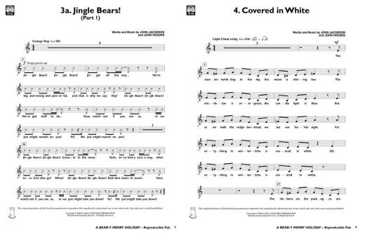 A Bear-y Merry Holiday (Musical) - Higgins/Jacobson - Reproducible Pak