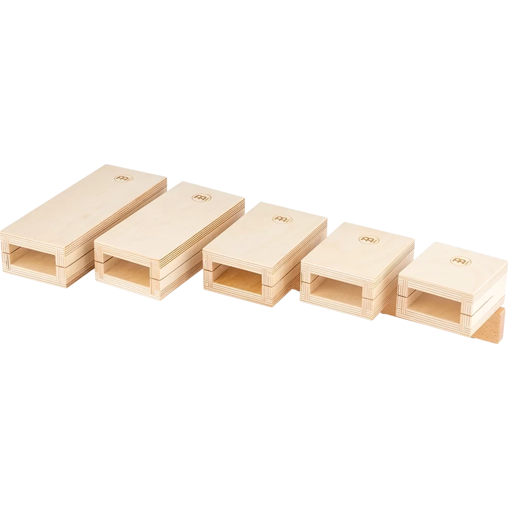 5-Piece Wood Temple Block Set