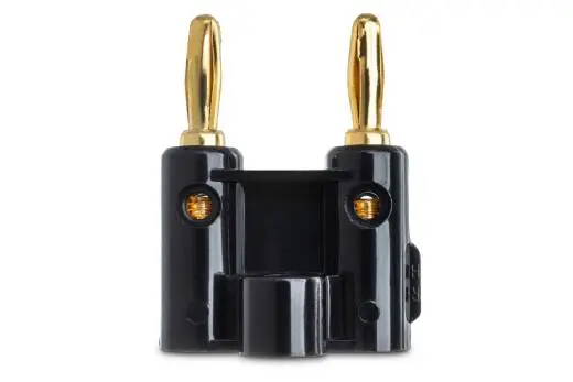 Connector, Dual Banana - Black