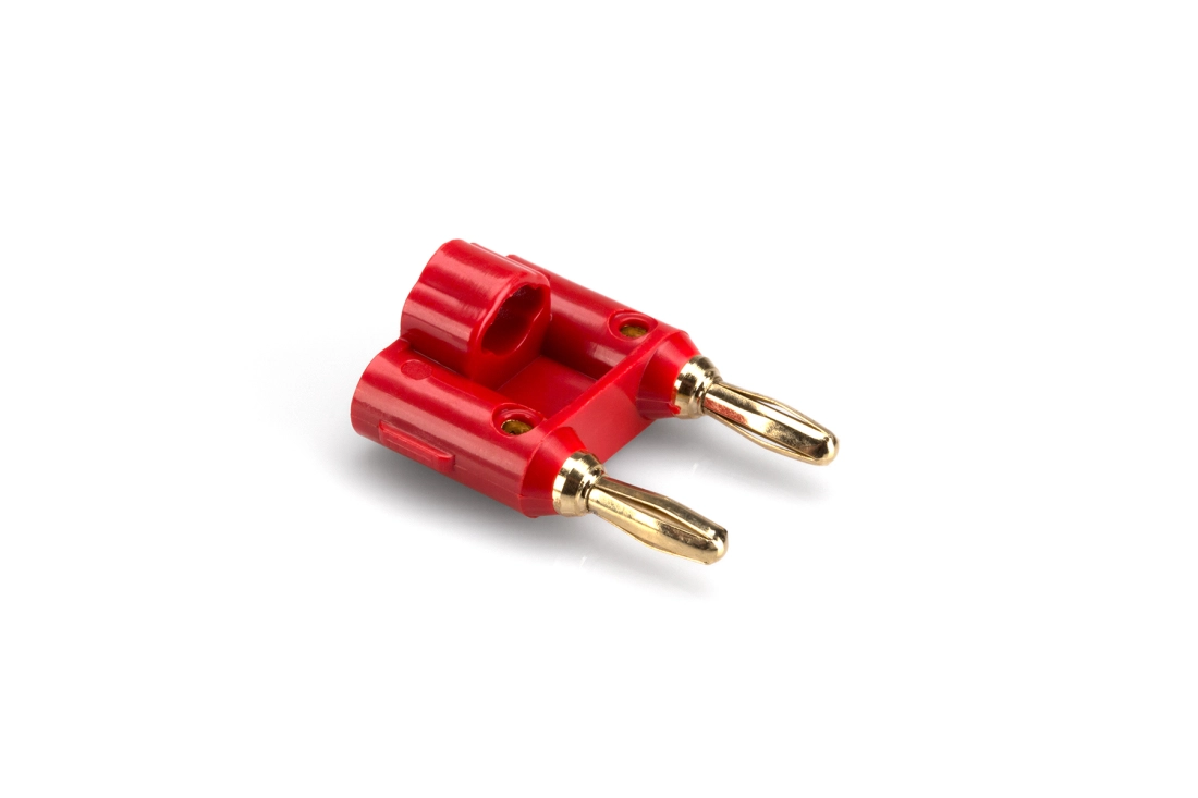 Connector, Dual Banana - Red