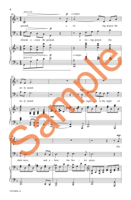 The Night of Darkness - Shackley/Stewart - SATB