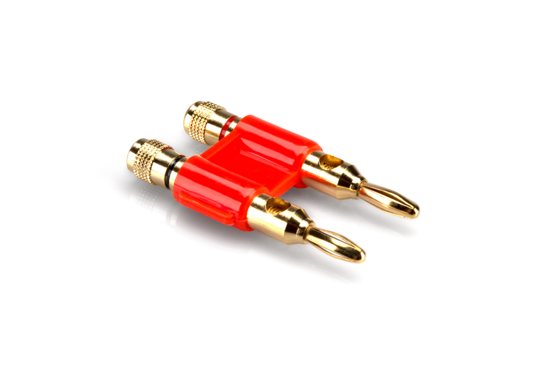 BNA-260 Dual Banana Connector - Red