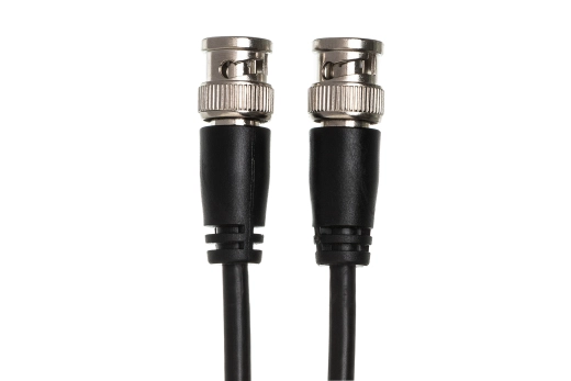 50-ohm Coaxial Cable, BNC to Same - 1.5 ft