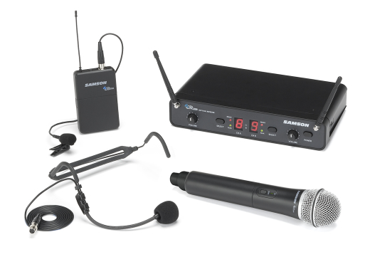 Samson - Concert 288 All-In-One Dual-Channel Wireless System - D-Band