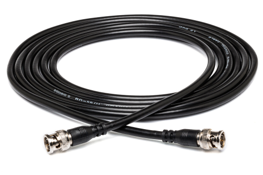 75-ohm Coaxial Cable, BNC to Same - 50 ft