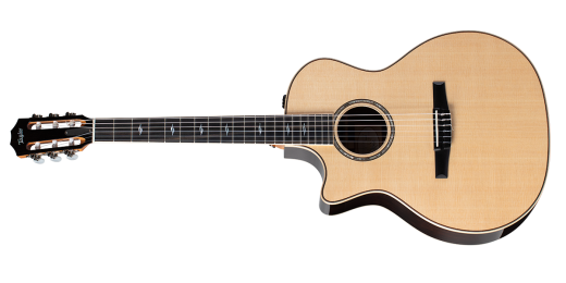 Taylor Guitars - 814ce-N Grand Auditorium Nylon String Acoustic/Electric Guitar w/Case, Left-Handed