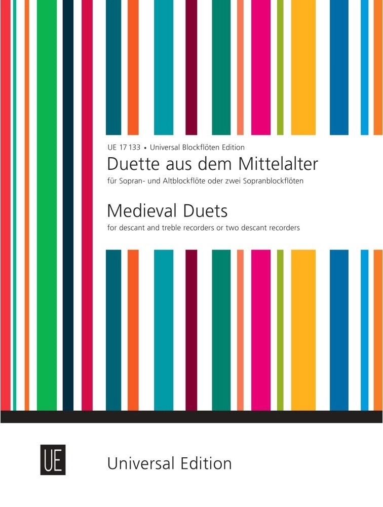 Medieval Duets - Coles - Recorder Duets (Descant/Treble or 2 Descant) - Book