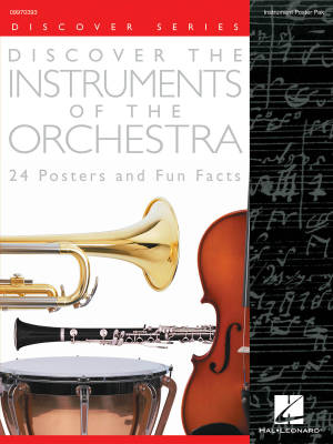 Hal Leonard - Discover the Instruments of the Orchestra (24 Posters) - Poster Pak
