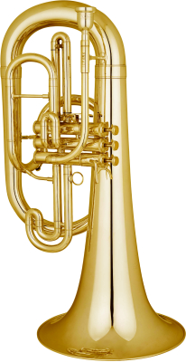 Eastman Winds - EME421 4 Valve Euphonium .571 Bore with 11 Bell - Gold