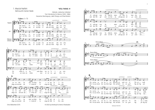 A Hebrew Choral Songbook Volume II, Secular Repertoire - Stolarz - SATB