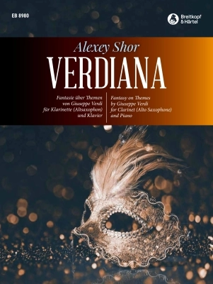 Breitkopf & Hartel - Verdiana: Fantasy on Themes by Giuseppe Verdi - Shor - Clarinet/Piano