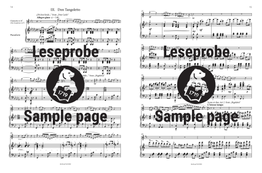 Verdiana: Fantasy on Themes by Giuseppe Verdi - Shor - Clarinet/Piano