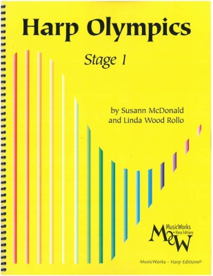 Harp Olympics: Stage 1 - McDonald/Wood Rollo - Harp - Book