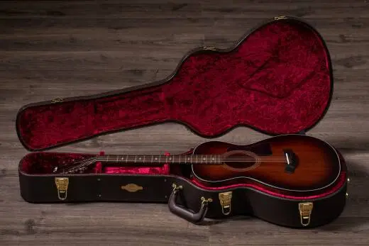 322e 12-Fret Grand Concert Tropical Mahogany Acoustic/Electric Guitar w/Case