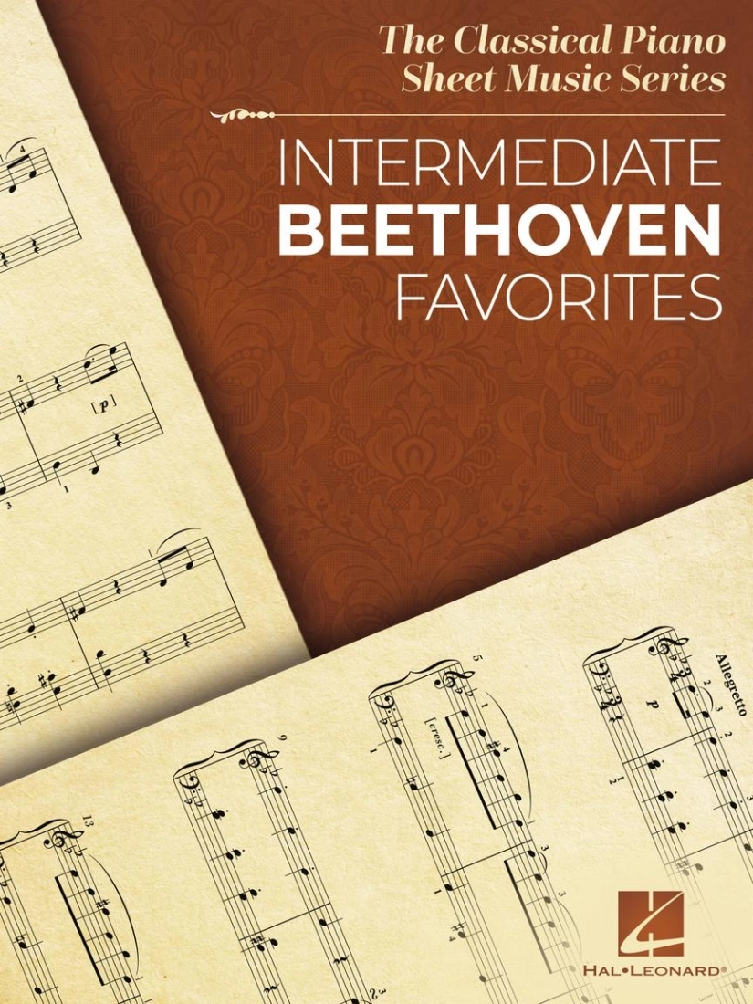 Intermediate Beethoven Favorites - Piano - Book