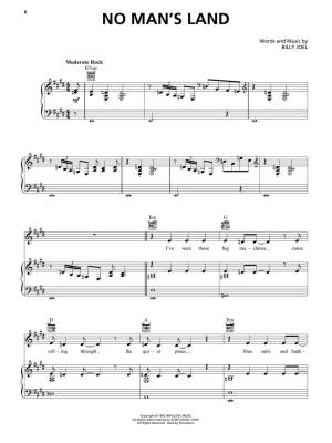 Billy Joel: River of Dreams - Joel/Rosenthal - Piano/Vocal/Guitar - Book