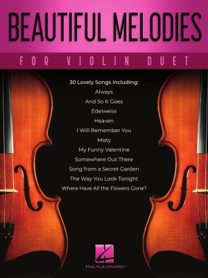 Beautiful Melodies for Violin Duet - Book