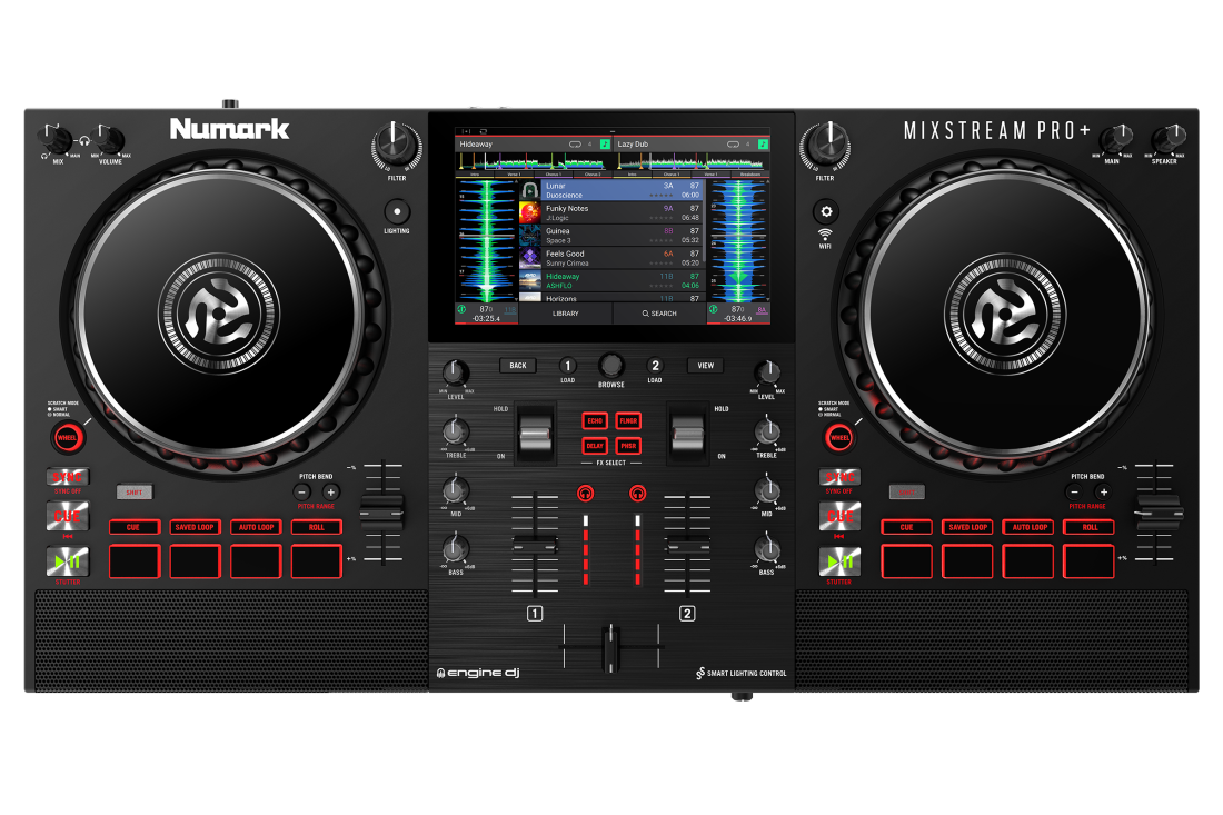 Numark - Mixstream Pro + Standalone Streaming DJ Controller with Wi-Fi Numark - Mixstream Pro + Standalone Streaming DJ Controller with Wi-Fi