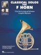 Hal Leonard - Classical Solos for F Horn: 15 Easy Solos for Contest and Performance - Sparke - F Horn - Book\/Media Online