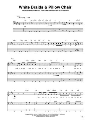 Red Hot Chili Peppers: Unlimited Love - Bass Guitar TAB - Book