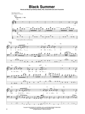 Red Hot Chili Peppers: Unlimited Love - Bass Guitar TAB - Book