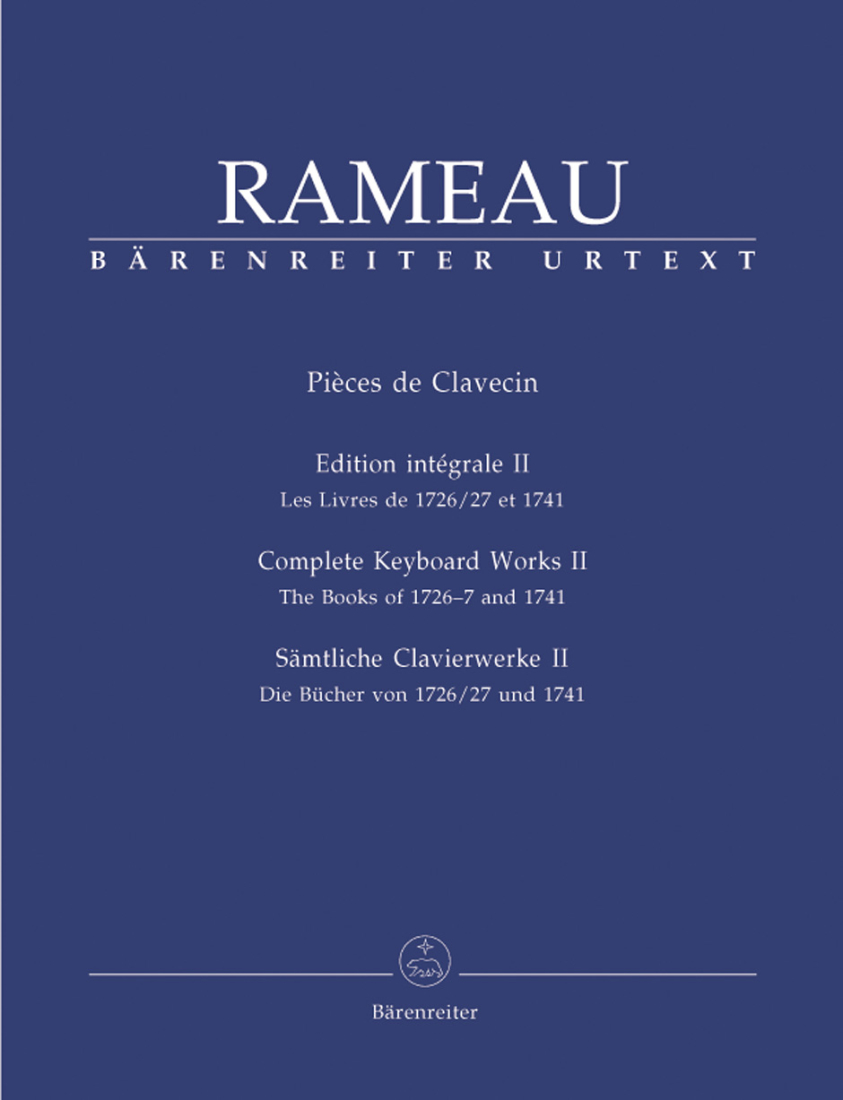 Complete Keyboard Works II: The Books of 1726-7 and 1741 - Rameau/Rampe - Piano - Book