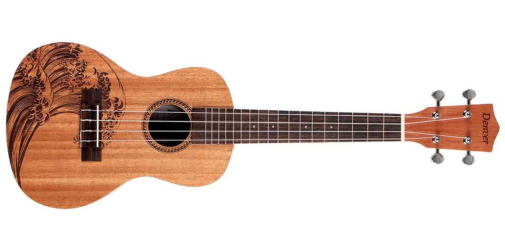 Concert Ukulele - Wave Etch