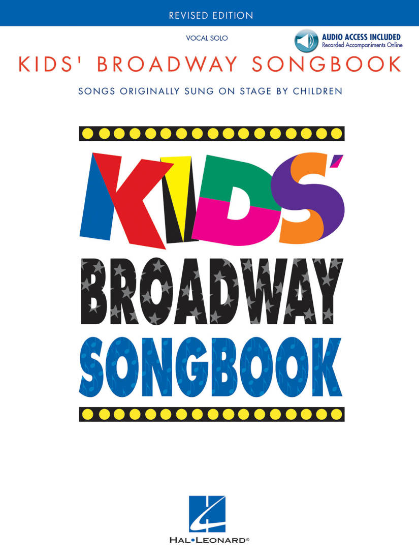 Kids\' Broadway Songbook - Book/Audio Online